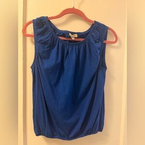 Madewell Vibrant Blue tank top NWOT